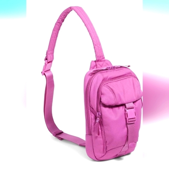 Brand new with tags- Vera Bradley Women\'s Cotton Utility Sling Backpack orchid